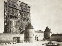 Katedrala u gradnji, Kaptolski trg, 1890. godina